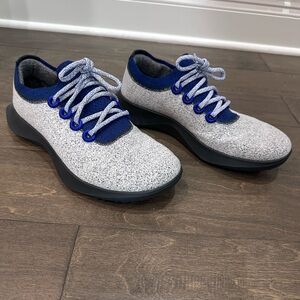 Allbirds Gray and Blue Mizzle Sneakers